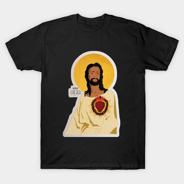 Holy heart of Jesus T-Shirt by Ô Bonne Mère